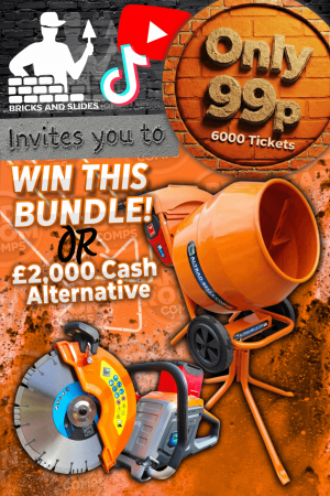 Cordless Disc Cutter and Cordless Cement Mixer - Bricks and Slides Collaboration