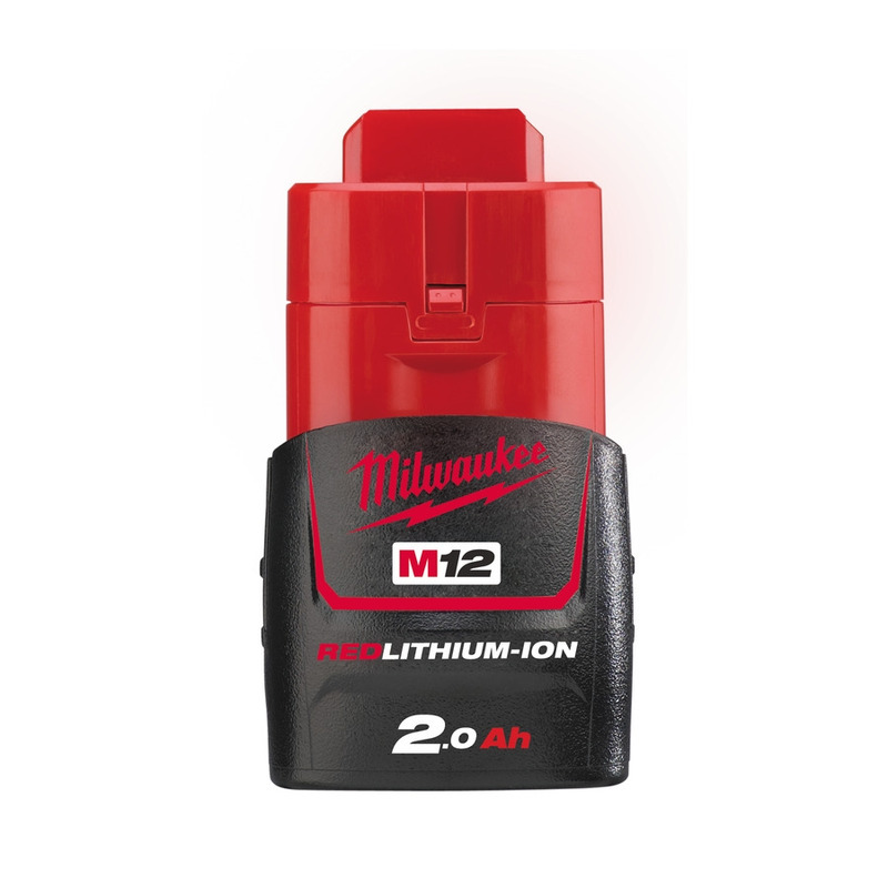 Milwaukee M12B2 12V 2.0Ah RedLithium-Ion Battery