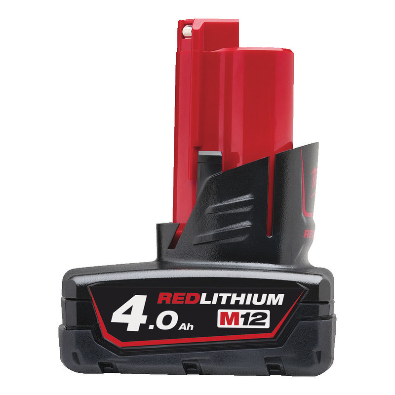 Milwaukee M12B4 12V 4.0Ah RedLithium-Ion Battery OR 60% Cash Alternative