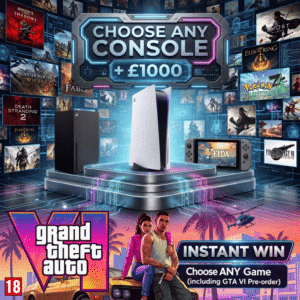 Choose Your Console + £1,000 Cash