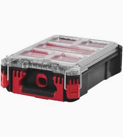 Milwaukee PACKOUT Compact Organiser Case, Red
