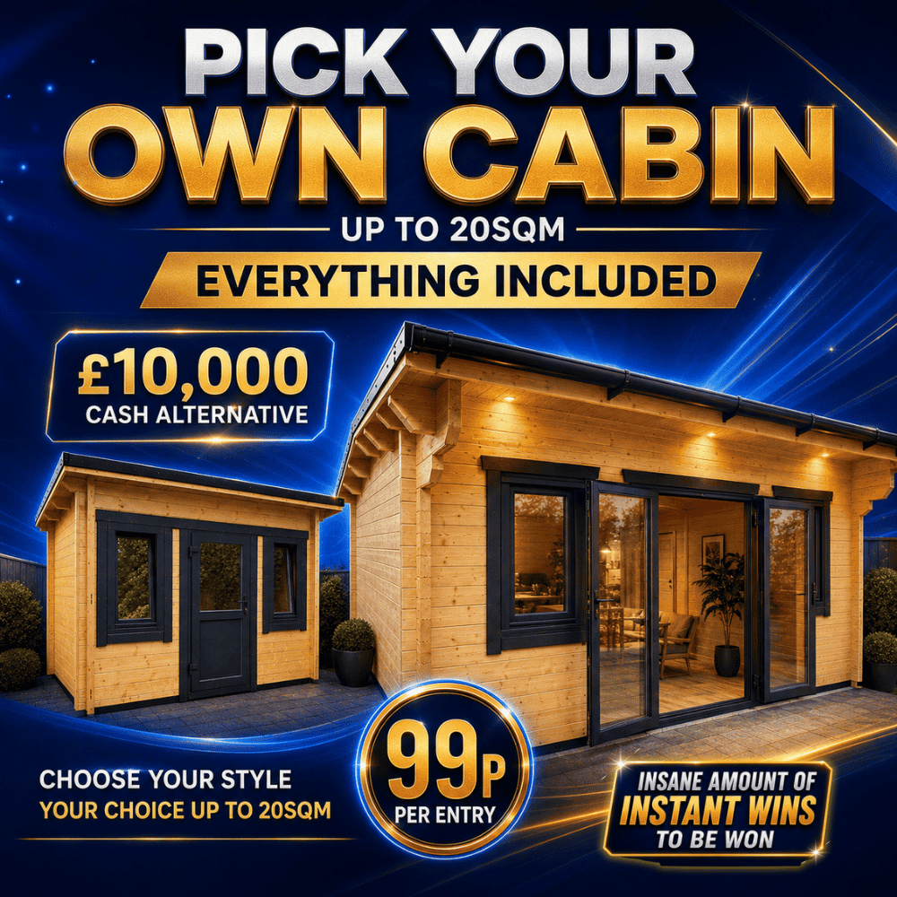 Pick Your Own Cabin (Up to 20 sqm)