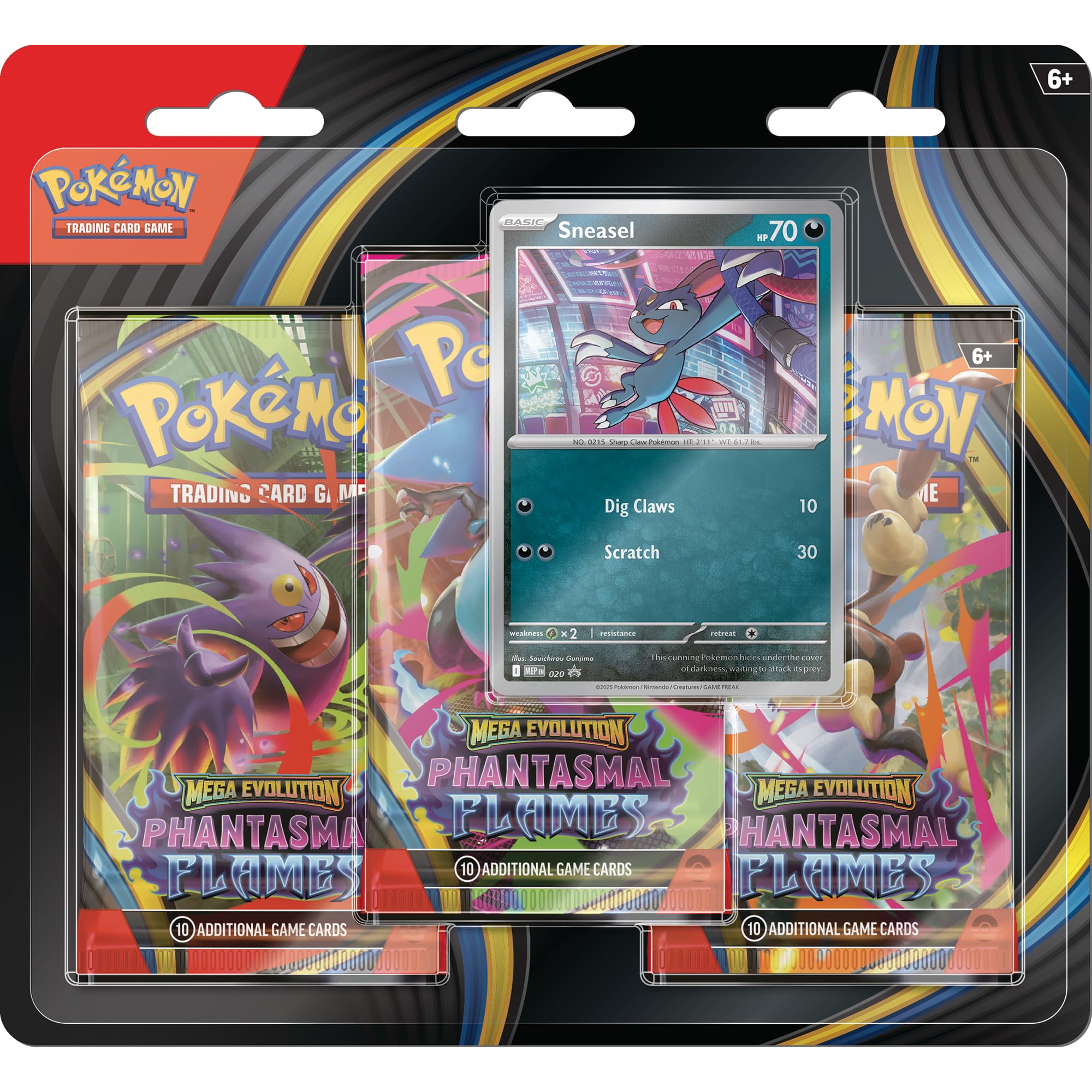 Mega Evolution / Phantasmal Flames Triple Blister