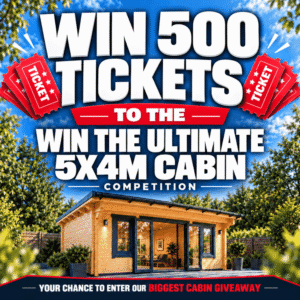 Win 500 Tickets for the 'THE ULTIMATE 5x4M CABIN' Competition! 13/10/2026 - 18/10/2026 (9pm)