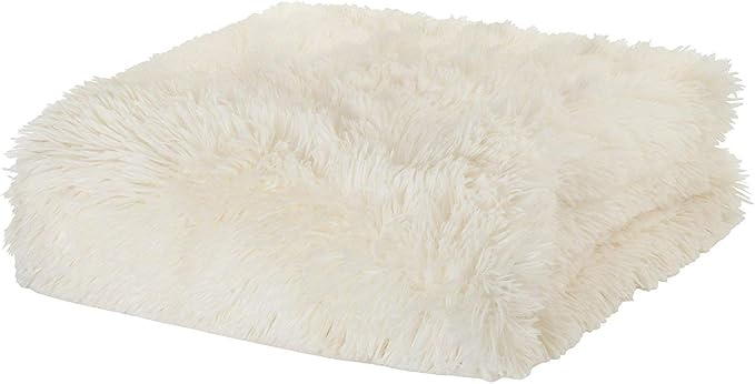 Catherine Lansfield Cuddly Cream, Throw- 150x200cm