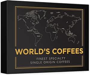 Black Vibes - Ground Coffee Gift Set - WORLD'S COFFEES - 300g (6x50g)