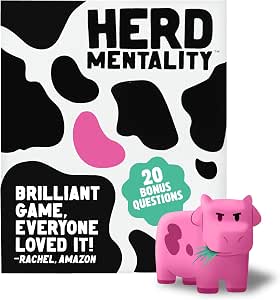 Herd Mentality – Udderly Hilarious Family Board Game for 4–20 Players | Easy to Learn, Loved by Millions, with Bonus Online Exclusive Content