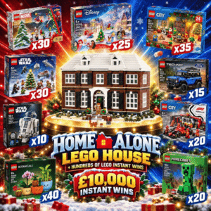 WIN THE HOME ALONE LEGO HOUSE + HUNDREDS OF LEGO INSTANT WINS