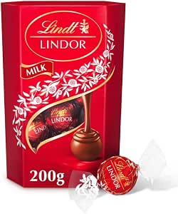 Lindt LINDOR Milk Chocolate Truffles Box 200g