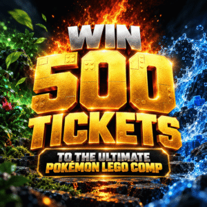 Win 500 Tickets to the 'Ultimate Pokémon LEGO Comp' Competition!