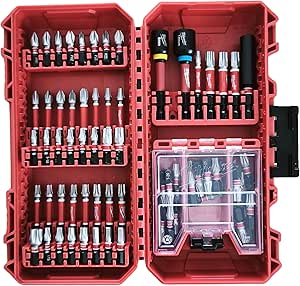 Milwaukee Shockwave 4932492008 Impact Duty Bit Set (TX, PZ, PH, HEX, TXBO, Accessories for Impact Wrenches and Screwdrivers) 75-Piece